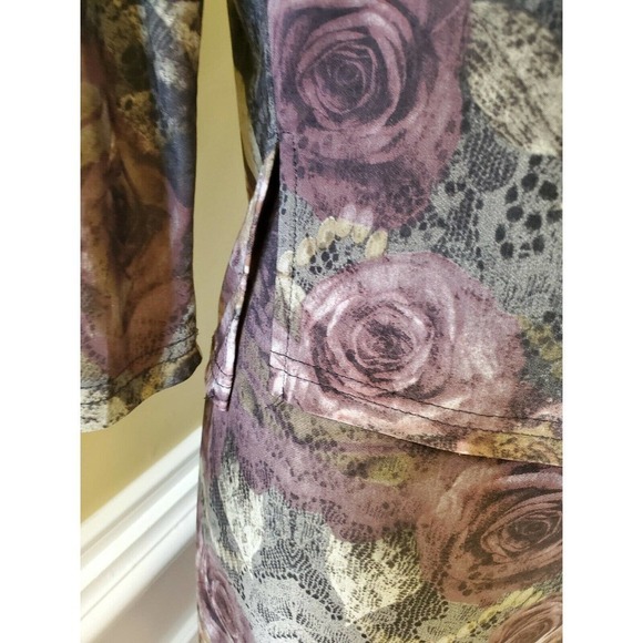 MLLE GABRIELLE PRINT DRESS SIZE SMALL - Picture 5 of 12